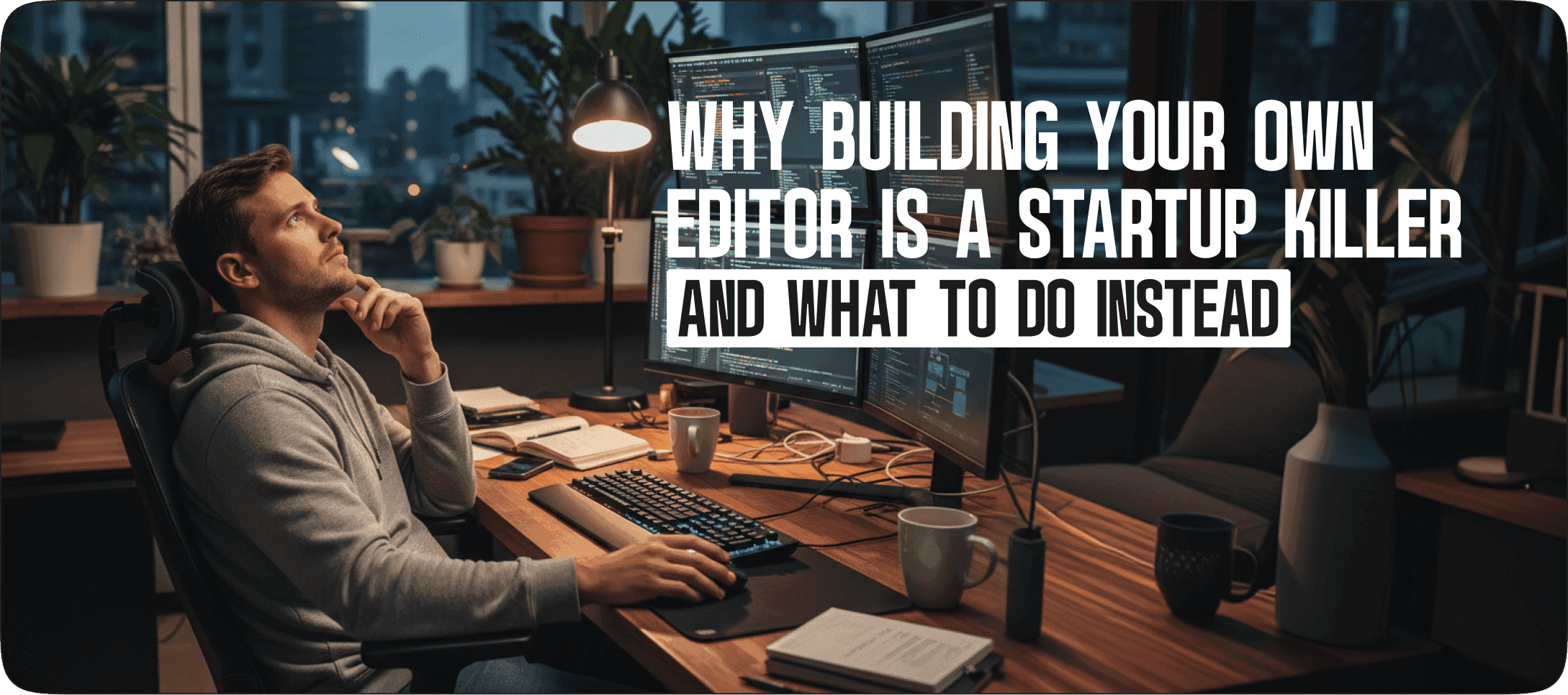 Why Building Your Own Rich Text Editor Is a Startup Killer (And What to Do Instead)