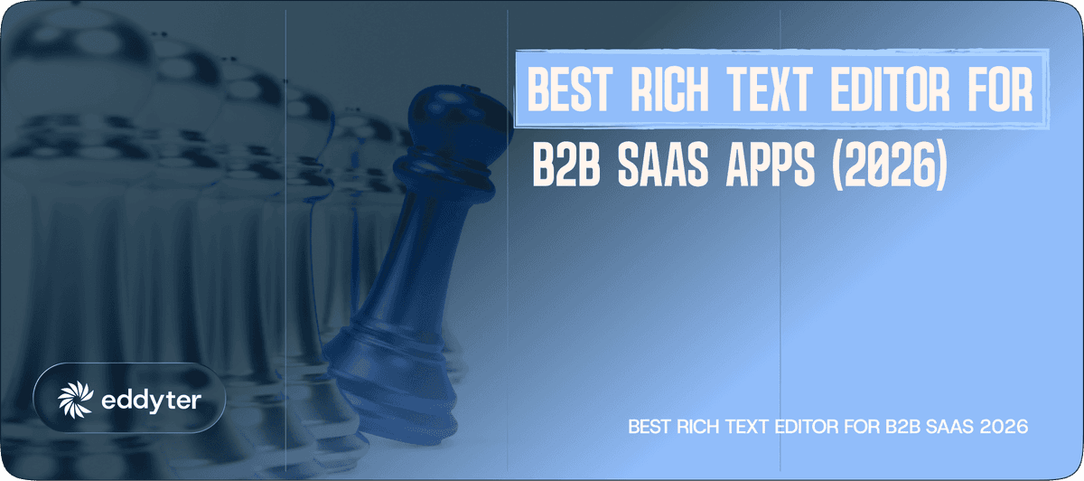 Best Rich Text Editor for B2B SaaS Apps in 2026 (7 Tested + Compared)