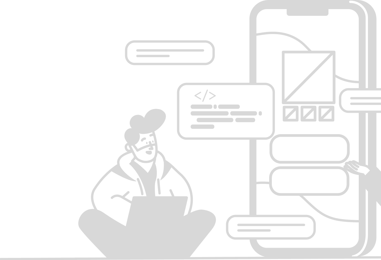No custom renders illustration